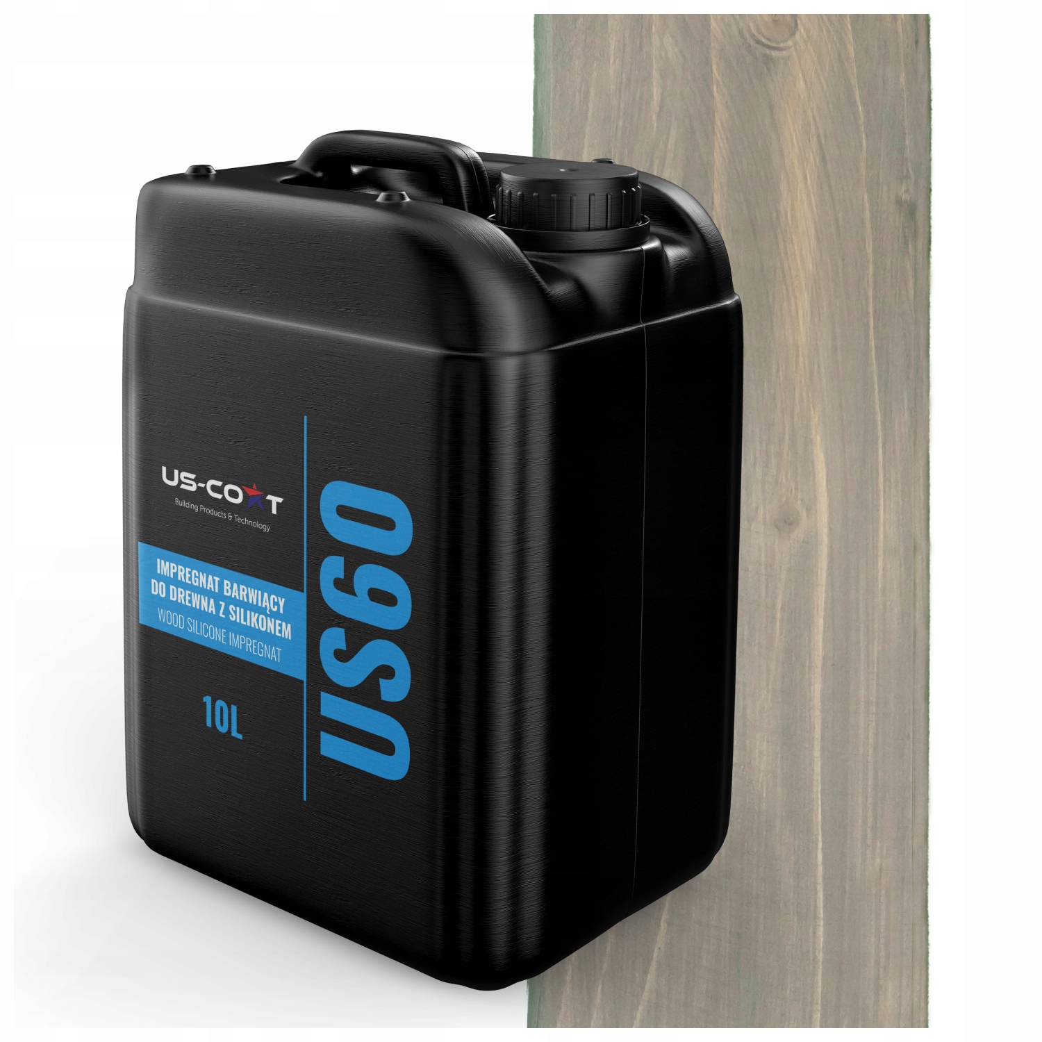 Barvící Impregnat Na Dřevo Se Silikonem 2v1 Altán Barva Šedá Tmavá 10L