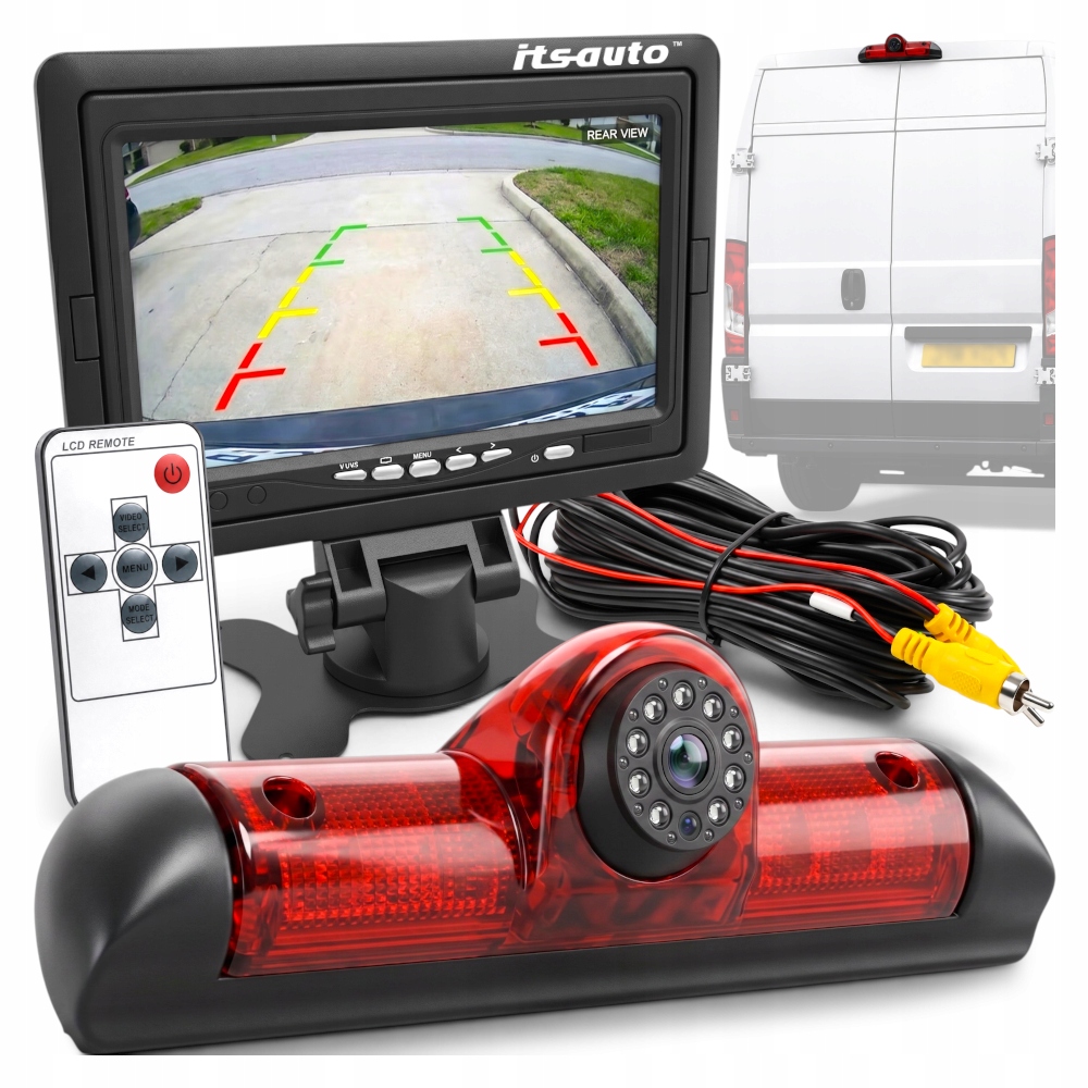 Cúvacia kamera v Stop Monitore 7" Fiat Ducato Peugeot Boxer Jumper 2006-2025