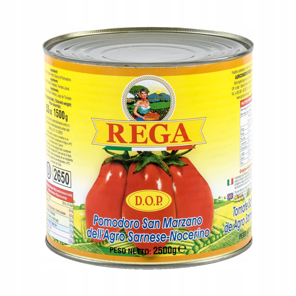 Levně Rajčata San Marzano 2500 g Rega