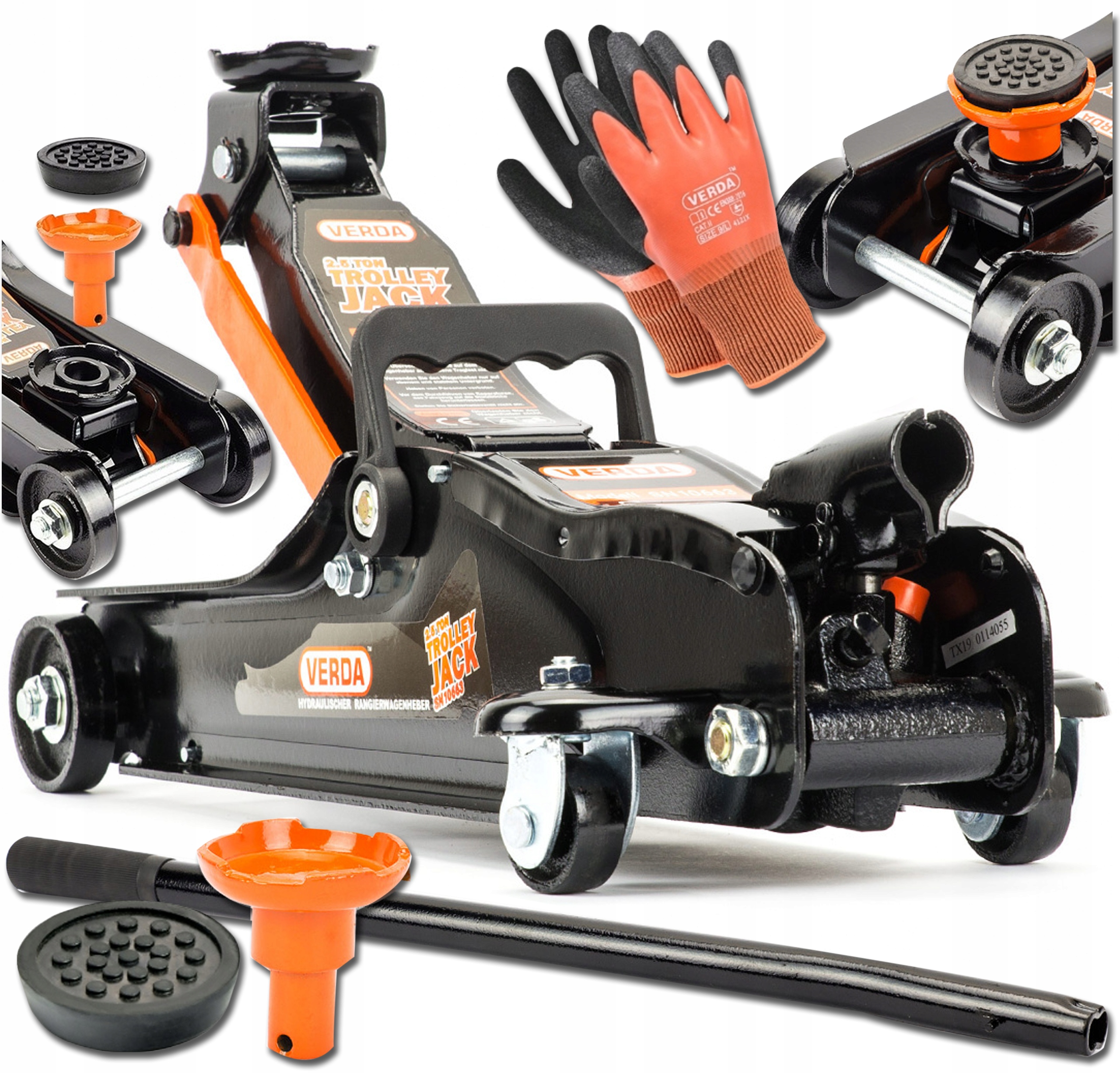 PODNOŚNIK SAMOCHODOWY HYDRAULICZNY WARSZTATOWY LEWAREK ŻABA LEWAR 2,5T