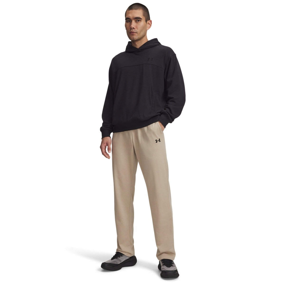Męskie spodnie dresowe Under Armour Ua Rival Lightweight Beżowy S