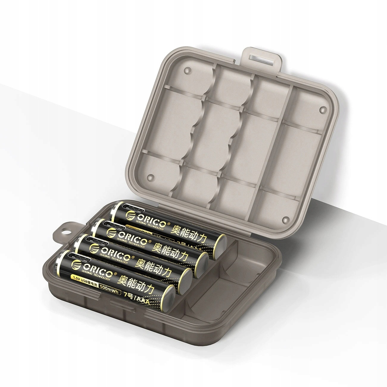 Lithiová Baterie Orico EG7C 1,5 V 500MWH Akumulátor Aaa Usb-c S Kabelem 4 Ks