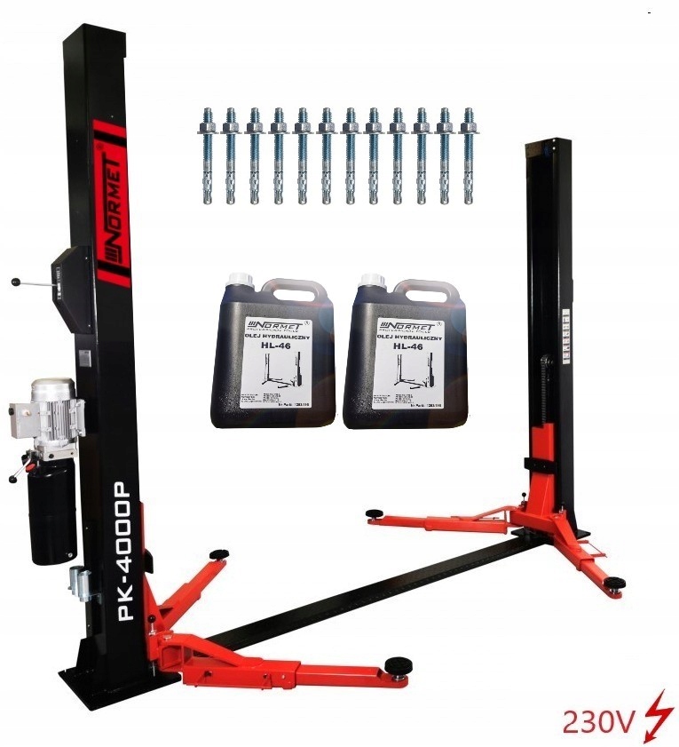 Podnośnik dwukolumnowy Normet PK-4000P 230V