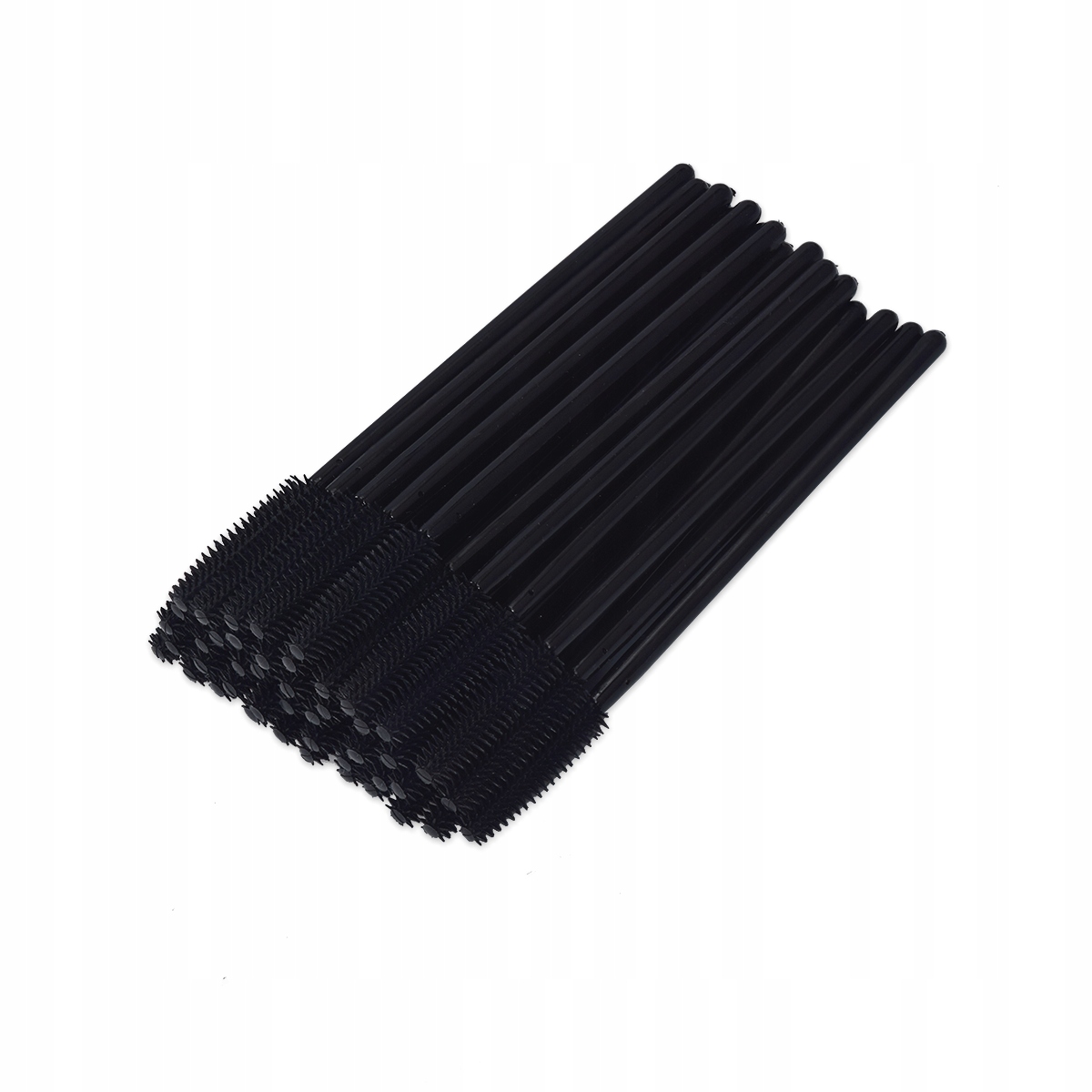 Szczoteczki Silikonowe Do Rzęs Czarne 50szt.
