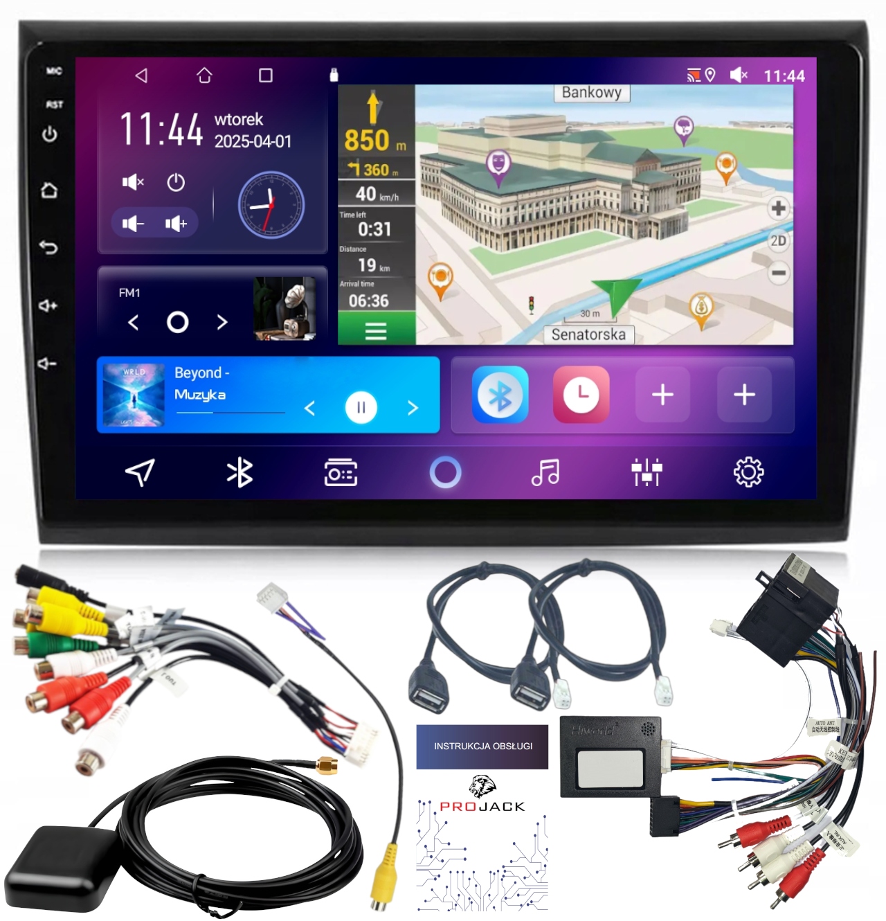 Autorádio Gps Fiat Bravo 2007-2012 Usb Bt Carplay Wifi 4GB 64GB