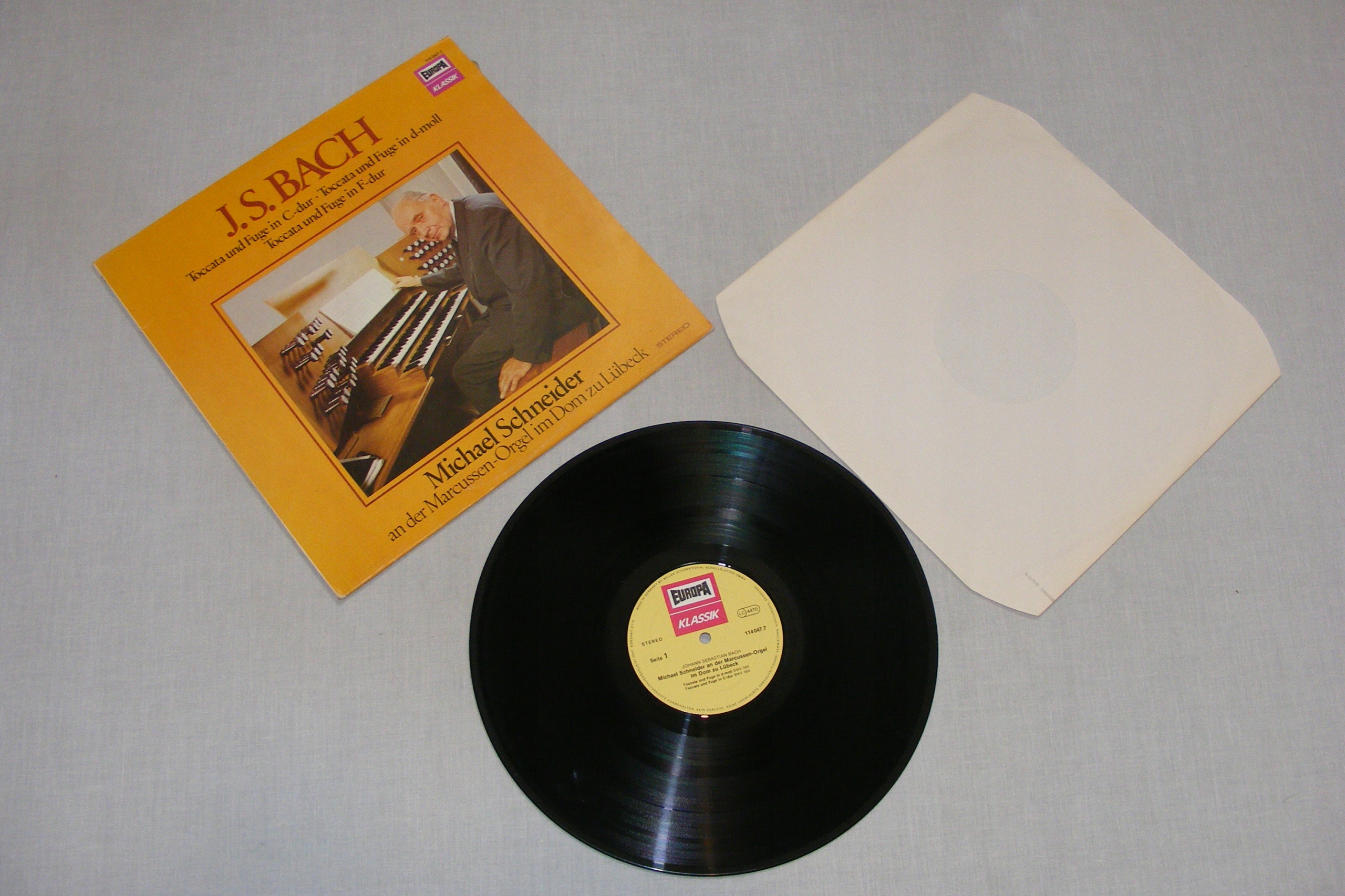 J・S・バッハ　 Toccata & Fuge LP J・S・バッハ Toccata & Fuge LP J・S・バッハ Toccata & Fuge LP J・S・