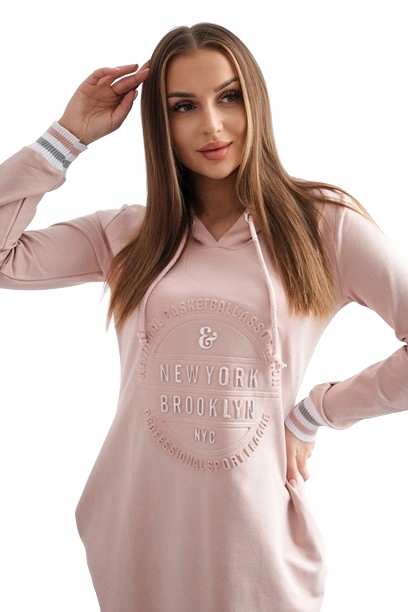 Šaty Brooklyn tmavě pudrová růžová