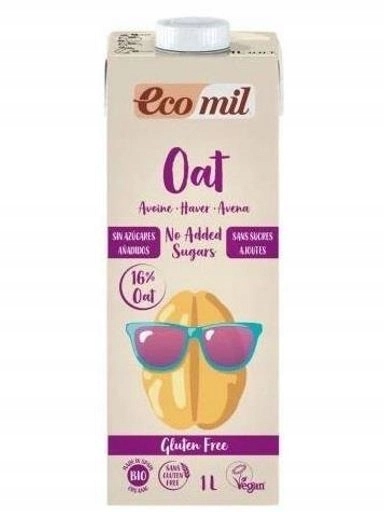Levně 5 x Ecomil Ovesný nápoj Bez Lepku Bio 1 l