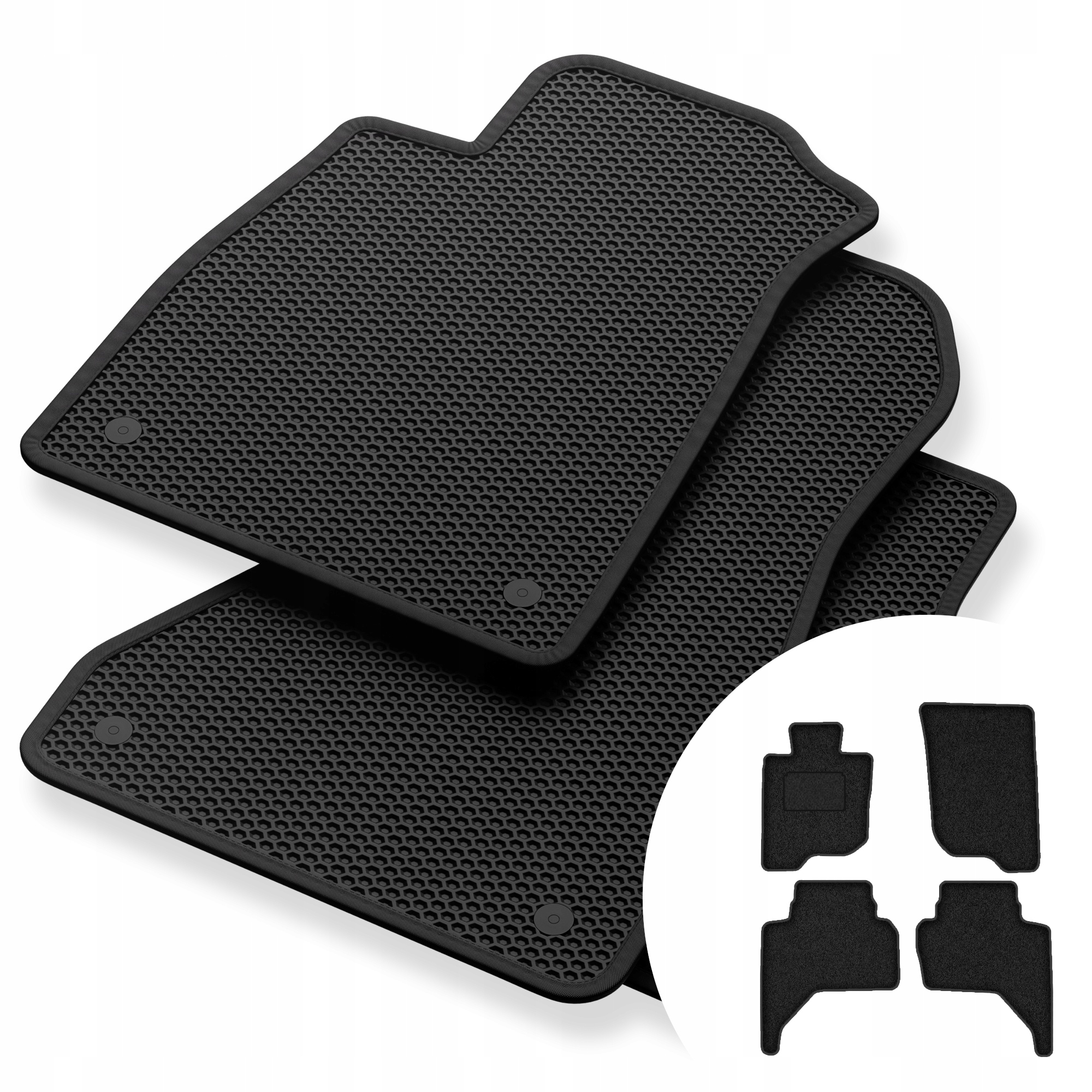Autokoberce Eva pro Mitsubishi L200 2006-2016