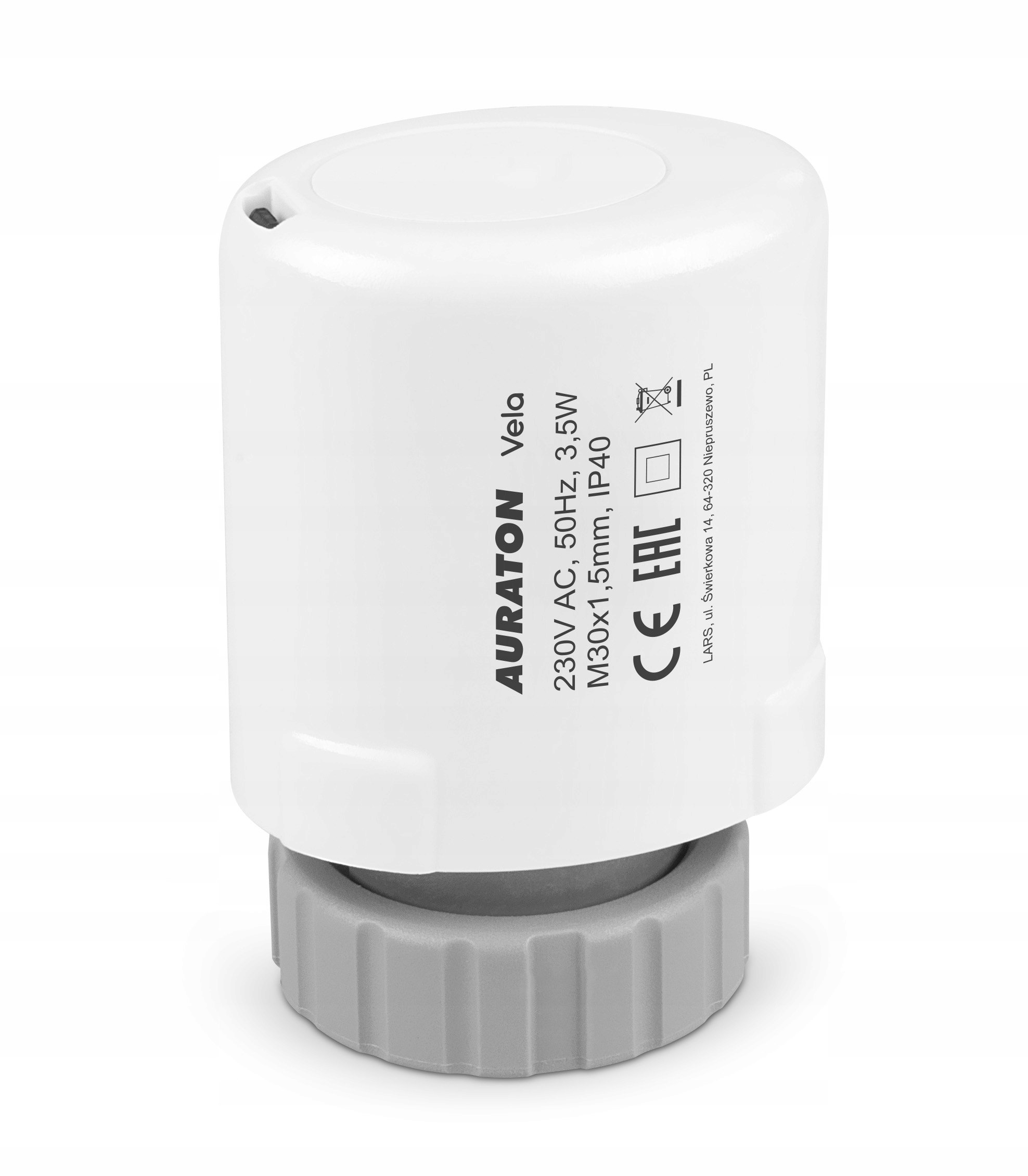 SIŁOWNIK TERMICZNY DO OGRZEWANIA PODŁOGOWEGO 230 V AURATON VELA M30X1,5 Kod producenta AUR00VEL00000