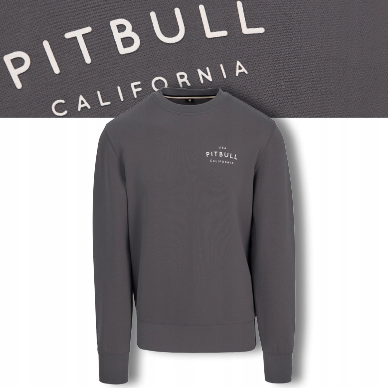 Męska Bluza bez kaptura Pitbull Crewneck Basic Sampson bluza