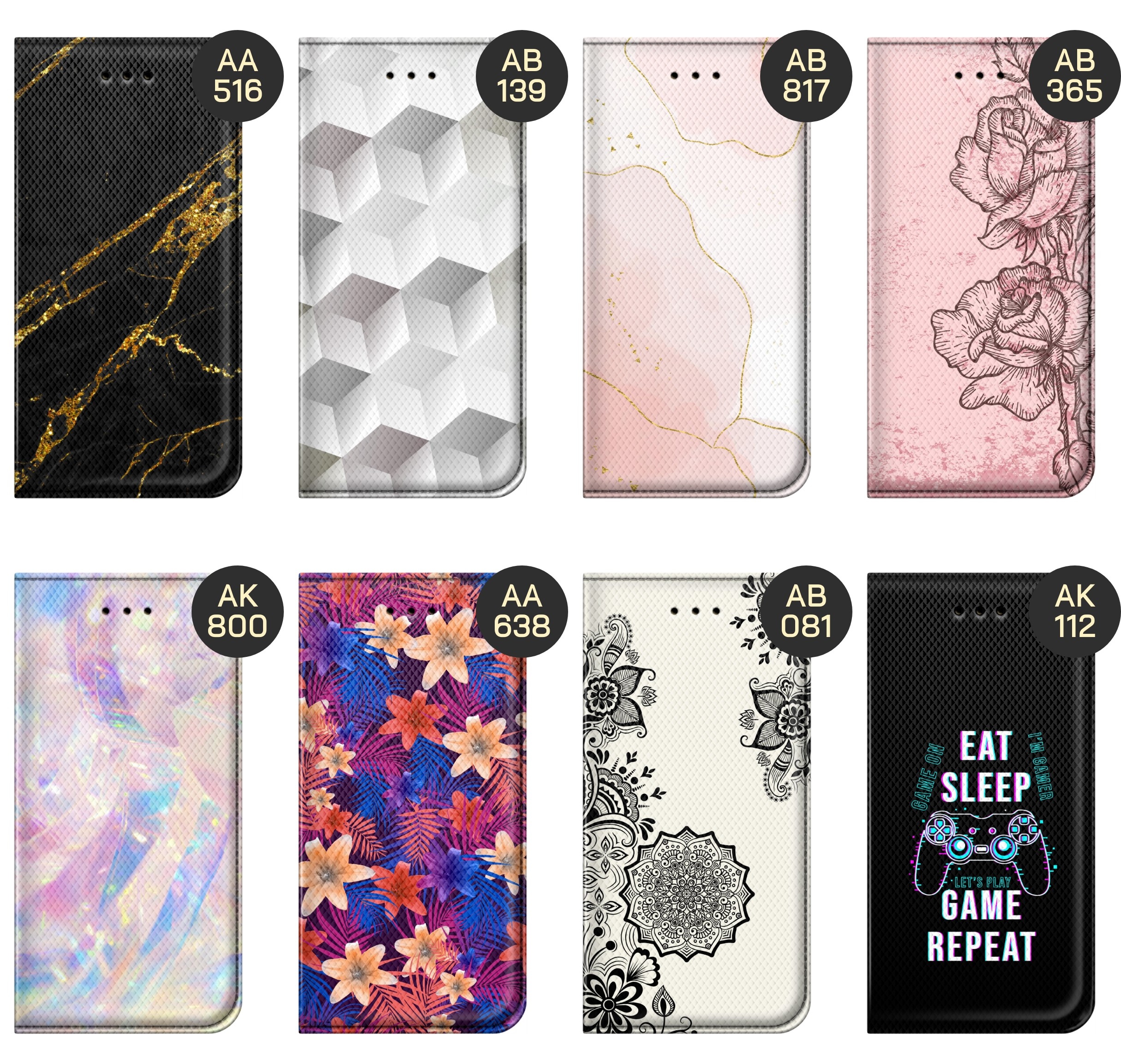 ETUI DO XIAOMI REDMI 9C WZORY TOP100 DESIGN Z NADRUKIEM ZE WZOREM +SZKŁO Motyw przewodni geometryczny