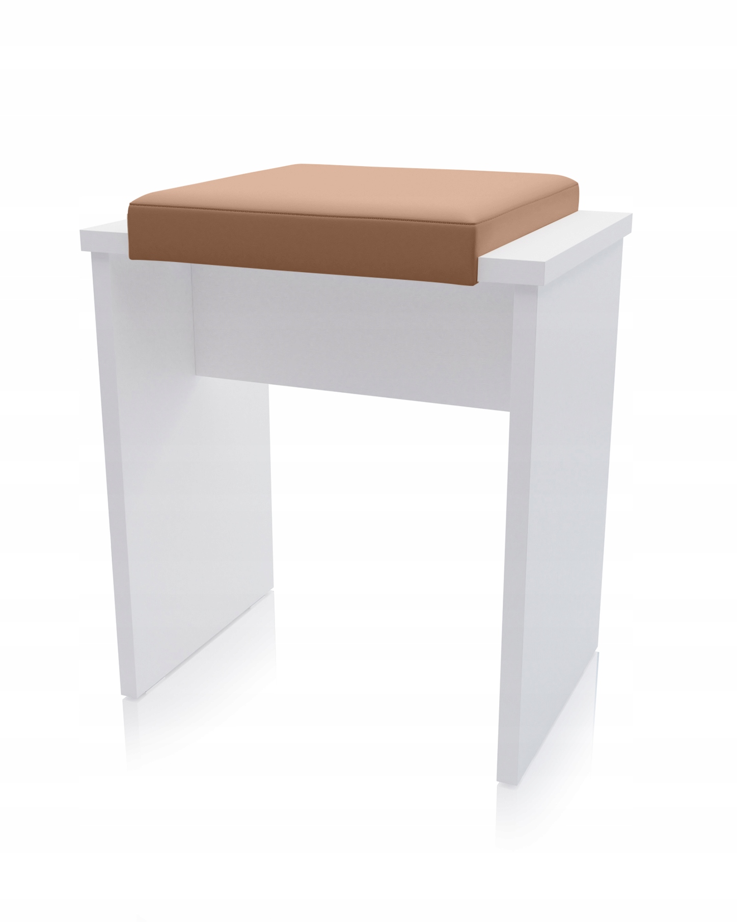 

Taboret Simple Stołek Siedzisko Do Toaletki Białe