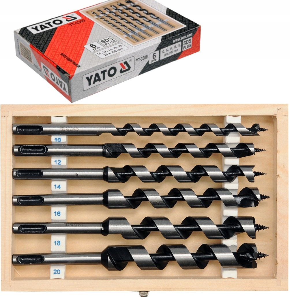 

Yato Świdry Wiertła Do Drewna Sds Plus Zestaw