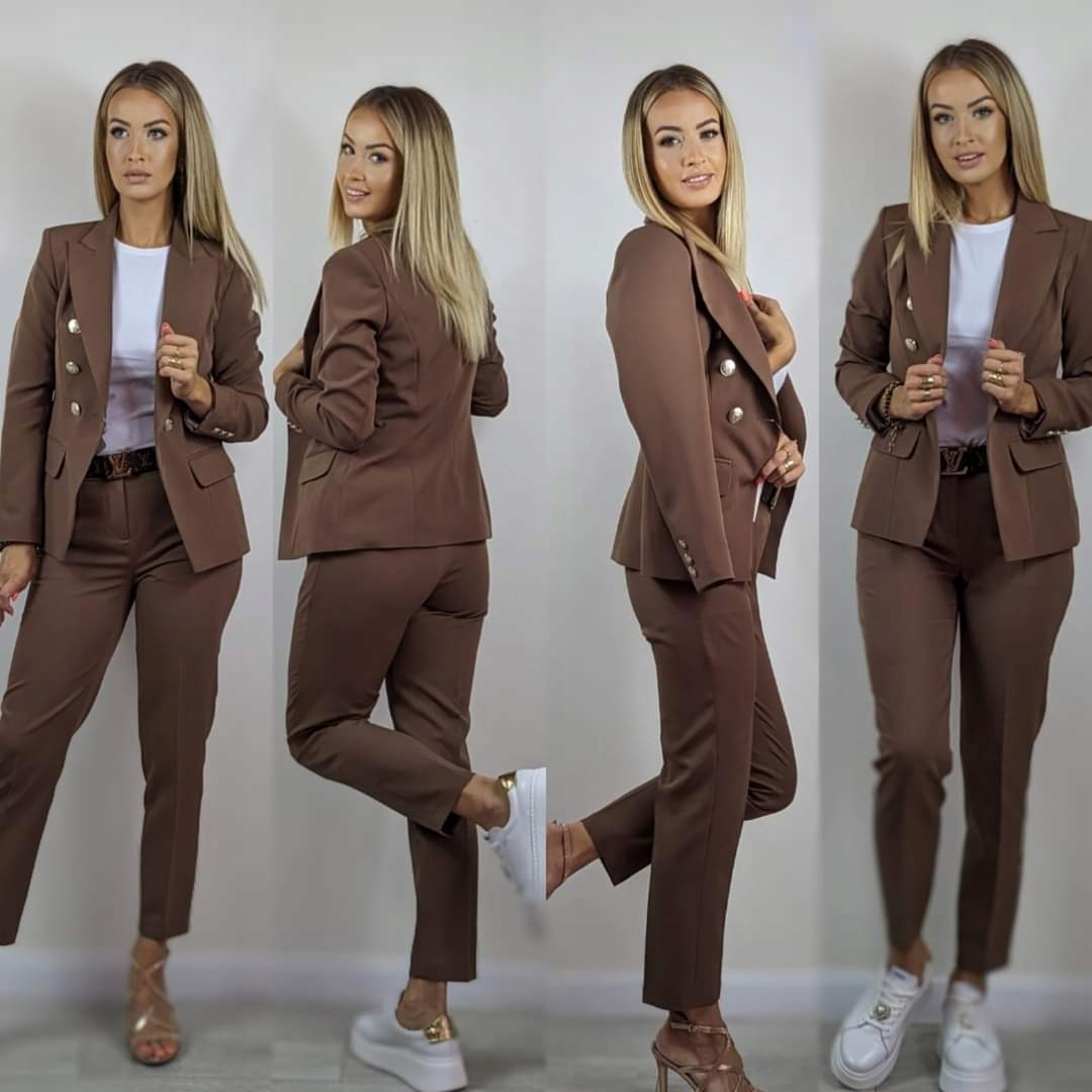 Garnitur,Kostium,Spodnium damski Cudo Polski,guziki, klasa 36-46 tu 36