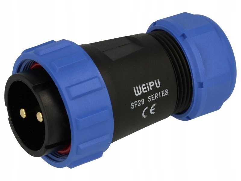 

Wtyk 2 pin 10mm2 50A 500V IP68 Weipu