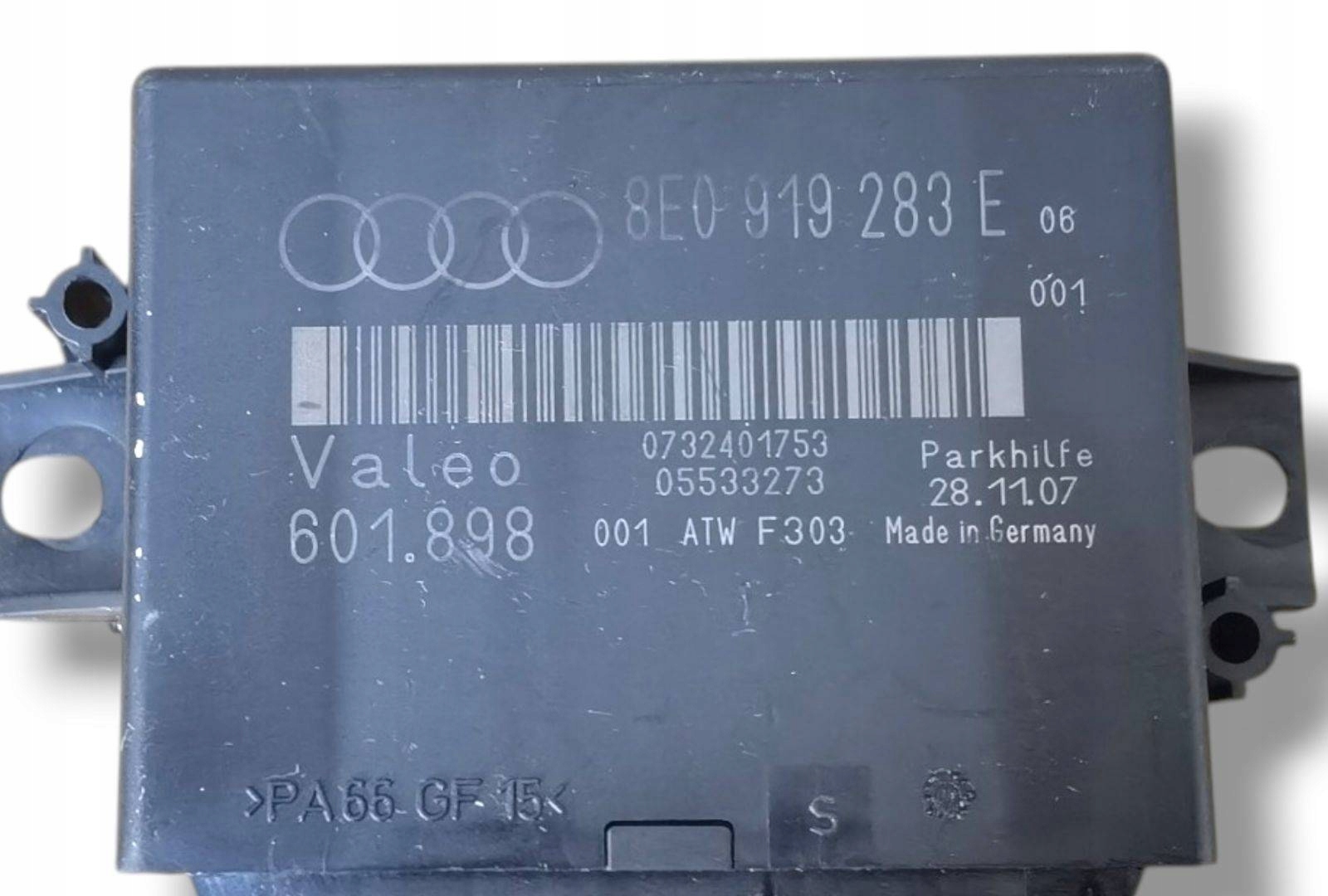Bedienteil czujnikow Parken Audi A4 B7 2008 8E0919283E