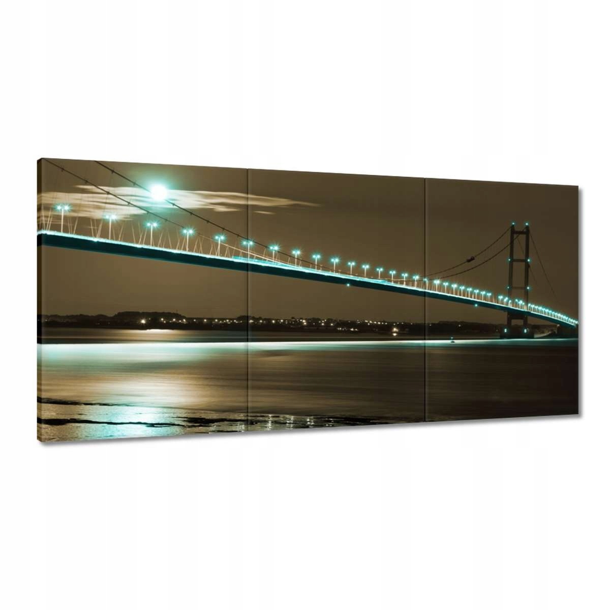 Obrazy 120x60 Modré světlo mostu