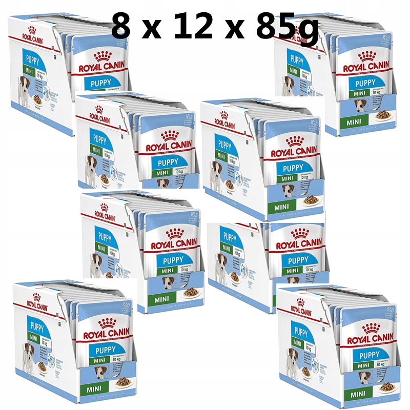 Levně Vlhké krmivo pro psy Royal Canin Mini Puppy v omáčce 96 x 85 g