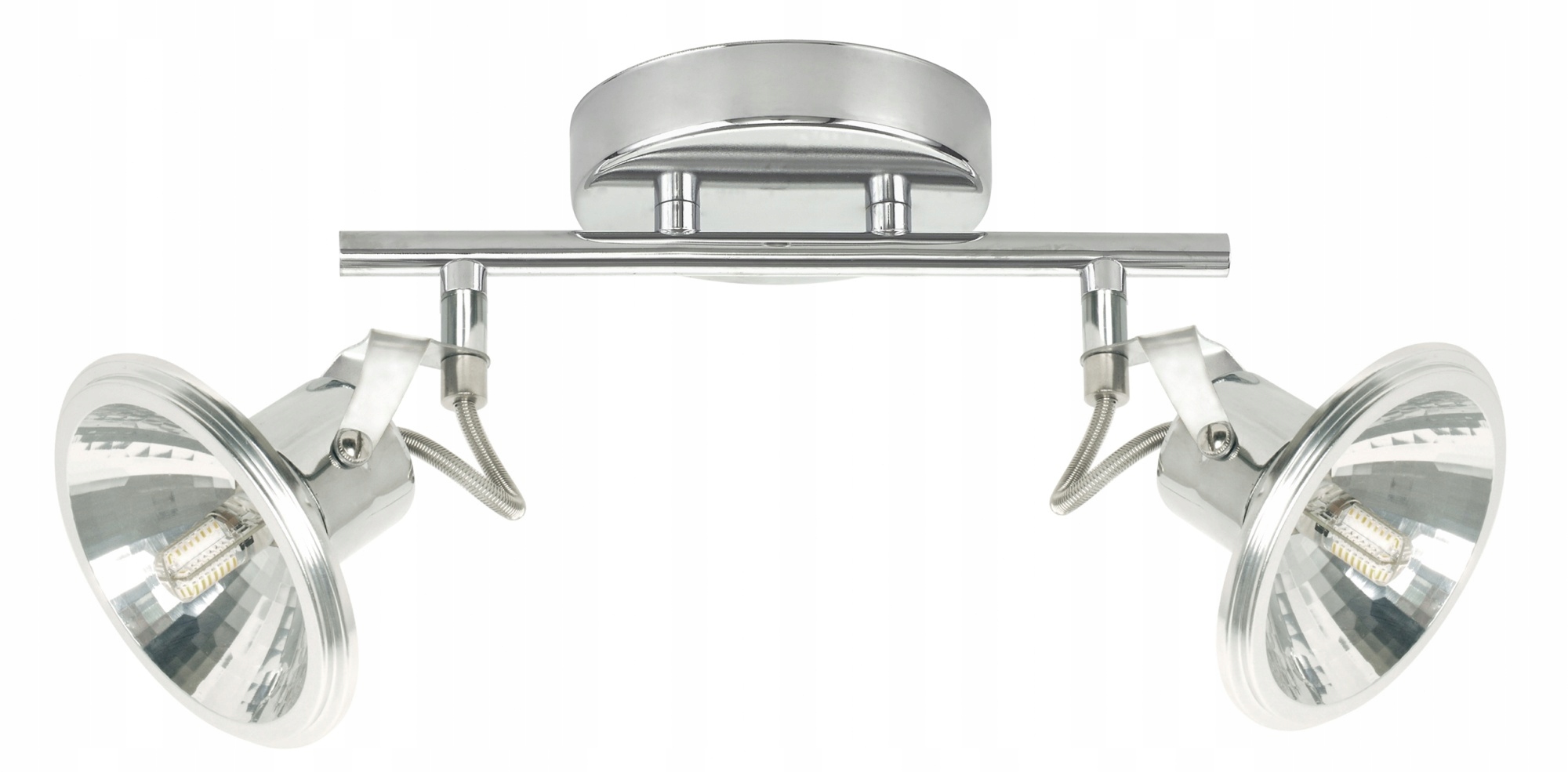 Okrúhly stropný reflektor Candellux strieborný