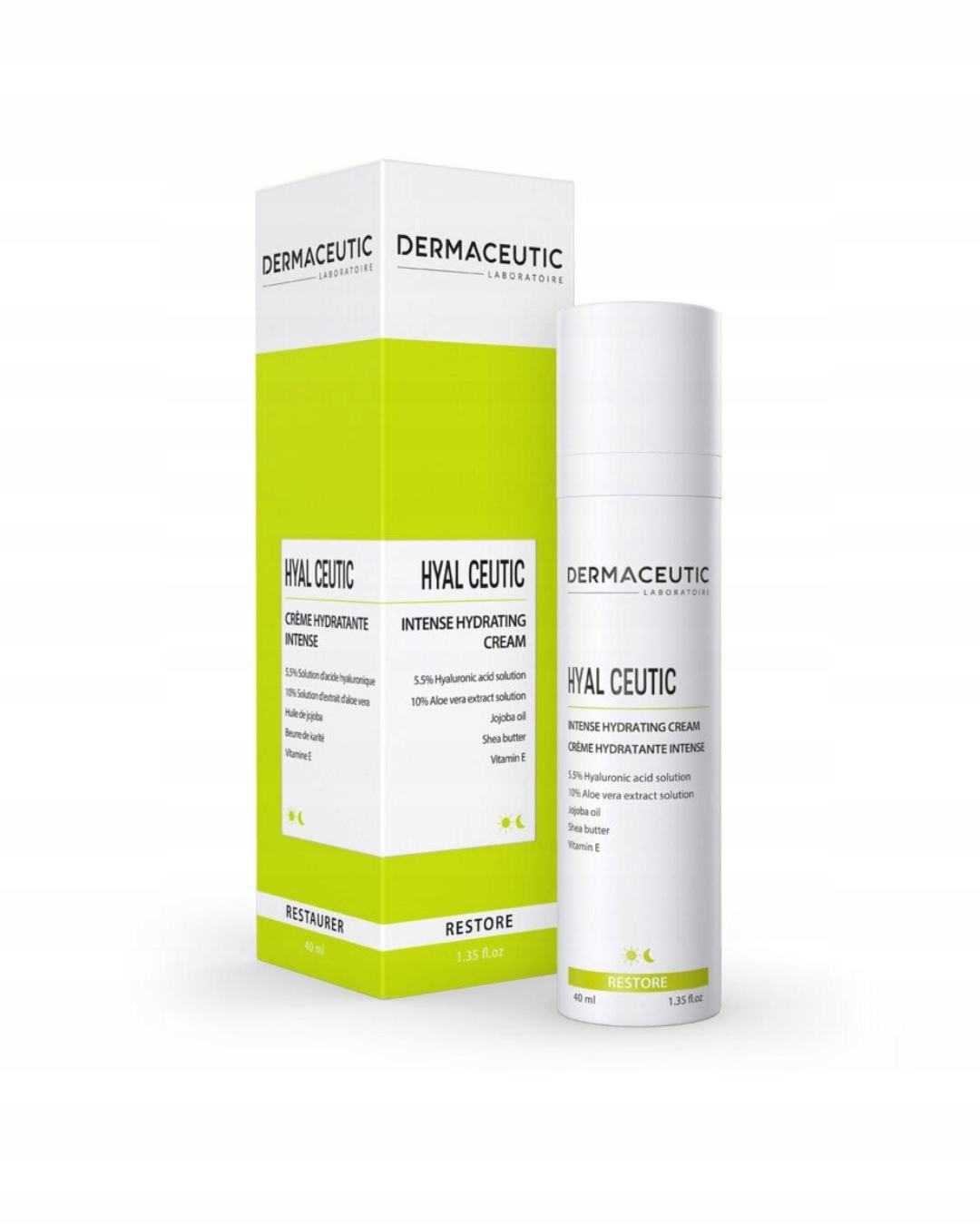 Orginał Dermaceutic Hyal Ceutic intensywny krem nawilżający 40 ml