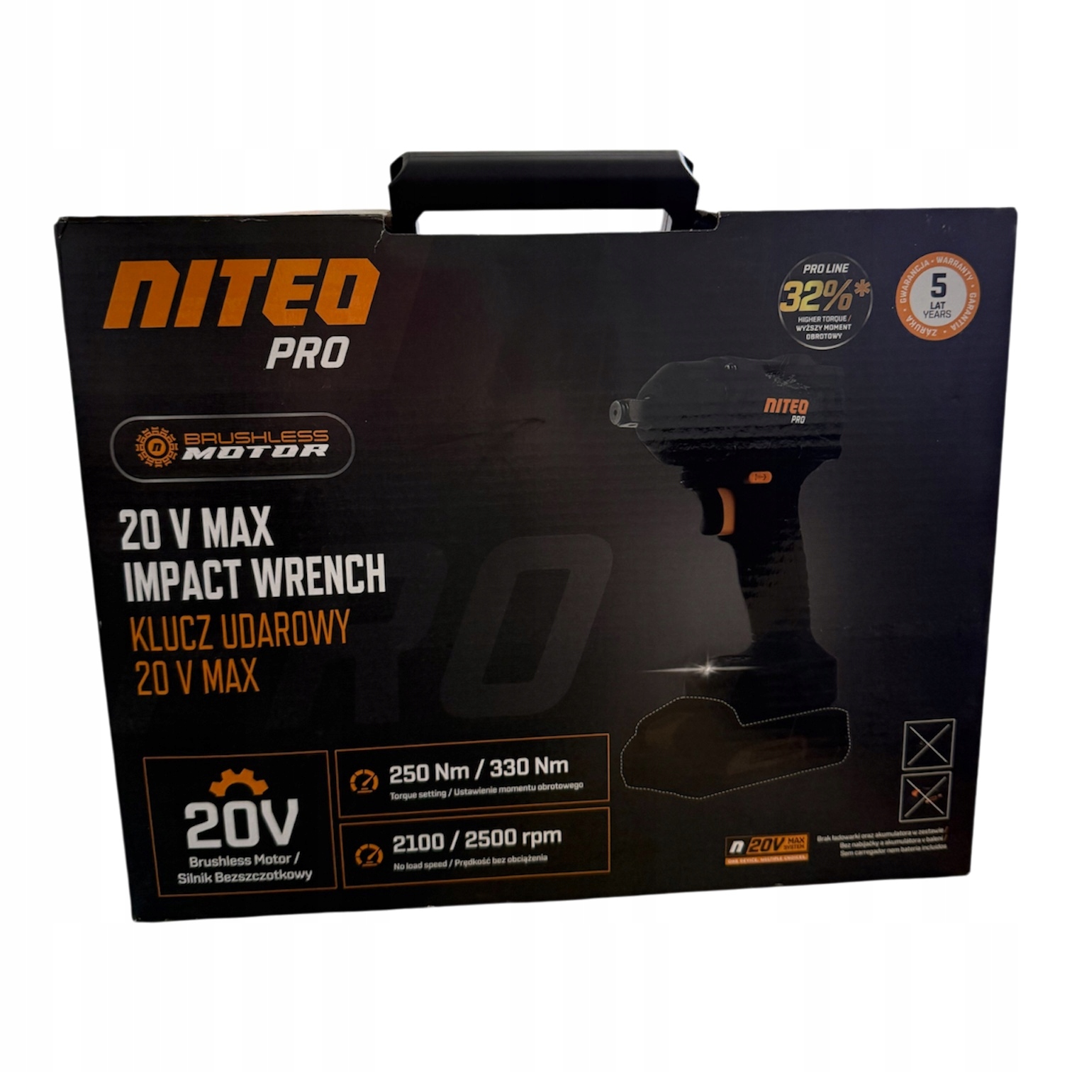 Niteo Pro Klucz udarowy 20V Max