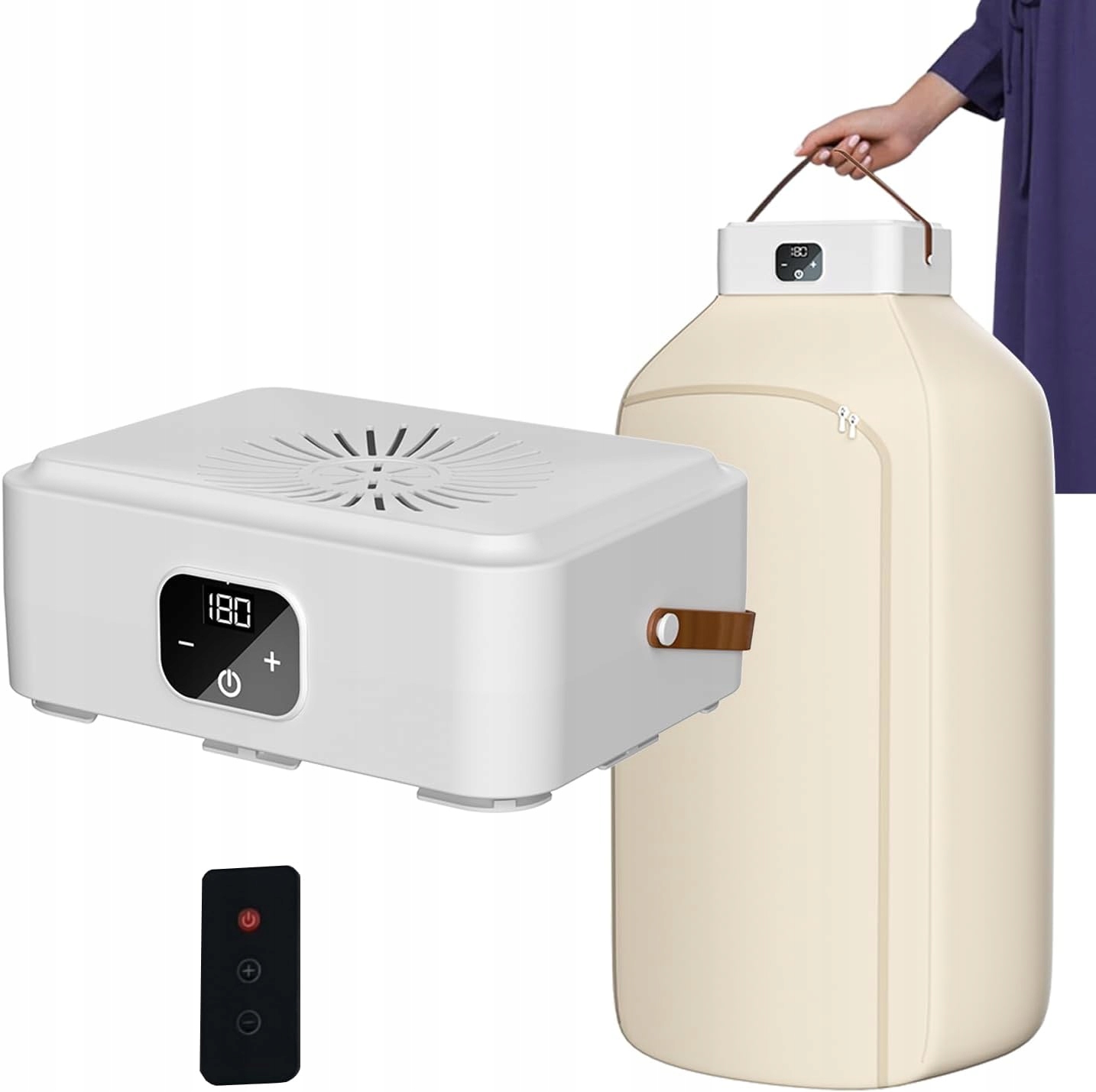 Levně Mini Sušička Prádla Elektrická do Bytu, Nosnost 15 kg, 650 W, Rozměry 20 cm x 11,5 cm x 27 cm