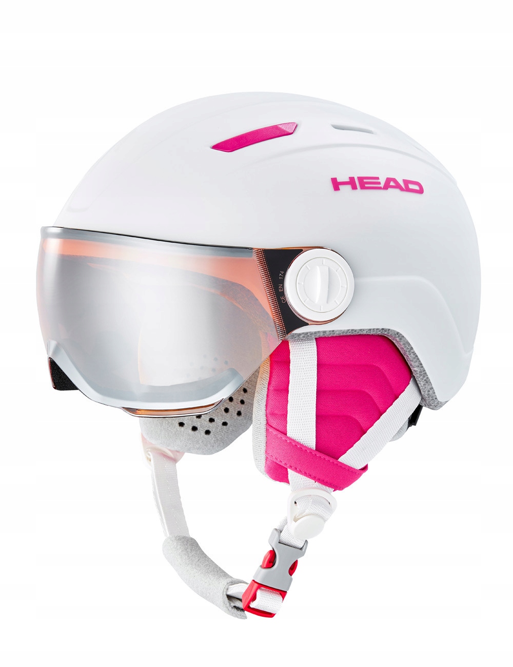 Kask narciarski dziecięcy z szybą Head Maja Visor Xxs
