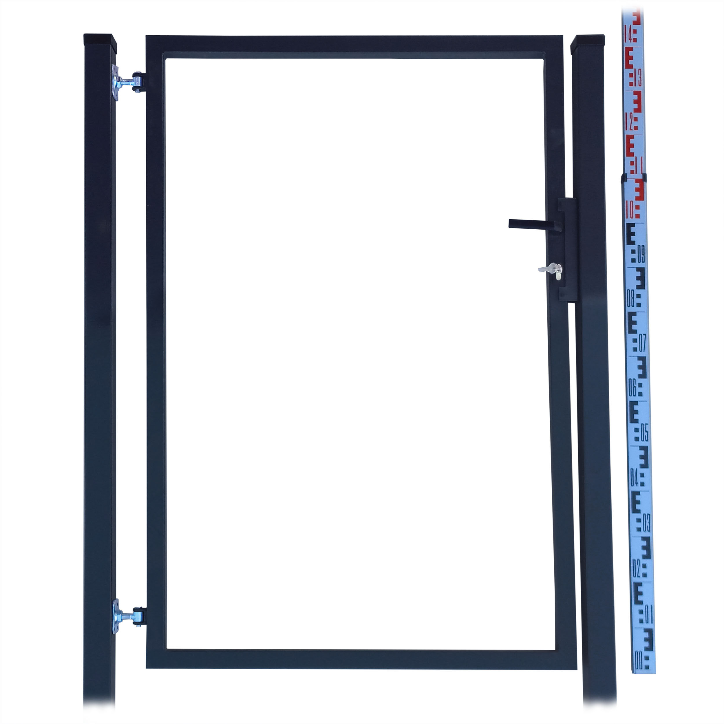 Bránka Rámeček pro štafle a panely 140 Cm grafit RAL7016 Sloupky štafle