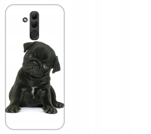 

Etui pokrowiec Huawei Mate 20 Lite Pies mops szcze
