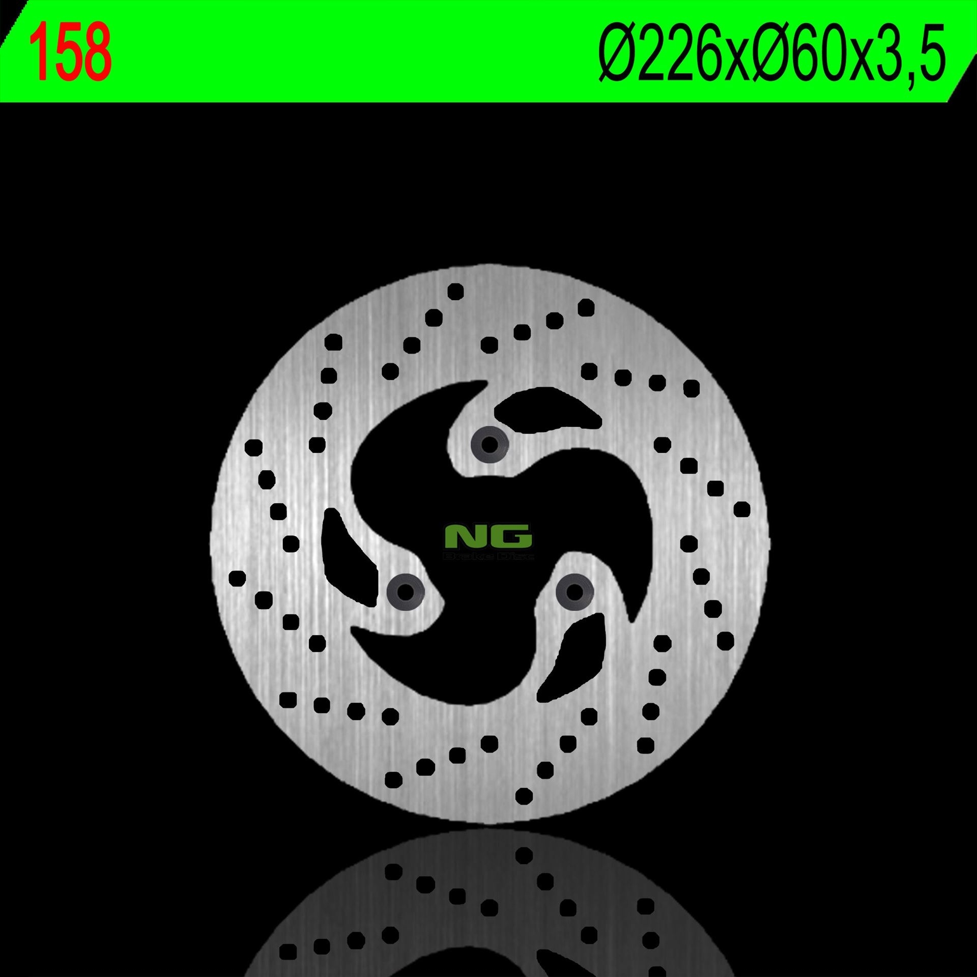 Ng Predný Brzdový Kotúč Kymco People 50 00-03, 125/150 99-00 (226X60X3,5 M