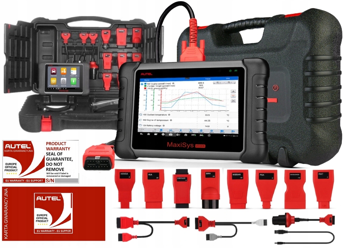 Autel MaxiSYS MS906S bluetooth 2 roky aktualizace Polský Od Dealra