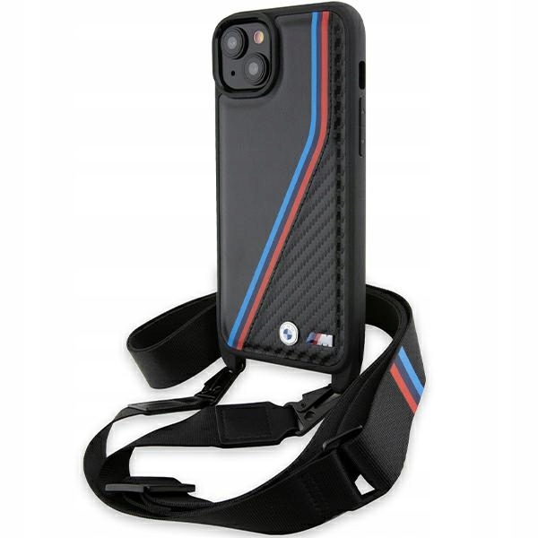 Pouzdro pro iPhone 15 Plus Bmw M Edition, karbonově černé