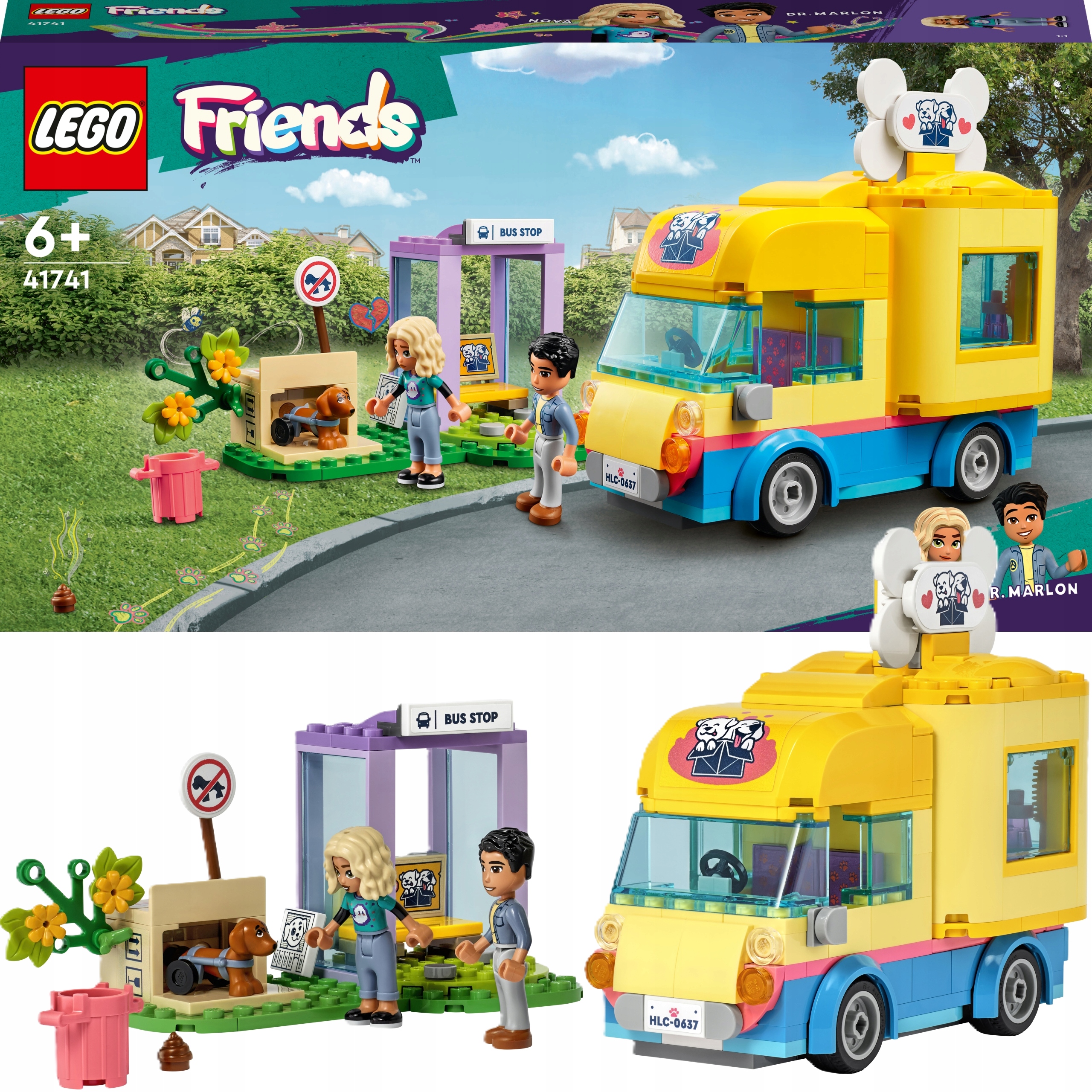 Klocki Lego 41741 Friends Furgonetka Ratunkowa Dla Psów Zestaw