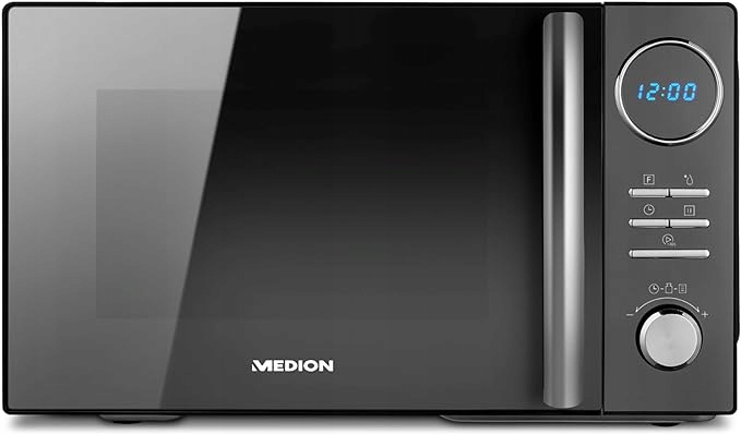 Mikrofalówka Me me me Czarny 900W 23l Grill termoobieg Kuchenka mikrofalowa