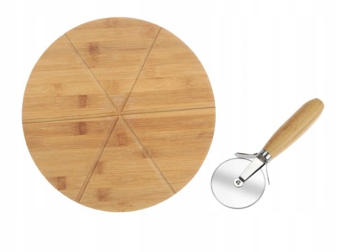 

Deska Bambusowa 32x1,5CM Do Pizzy Przekąsek Z Noże