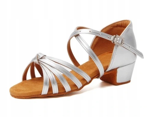 Buty R 31 Do Tańca Tango 20 cm Latino Srebrne 293