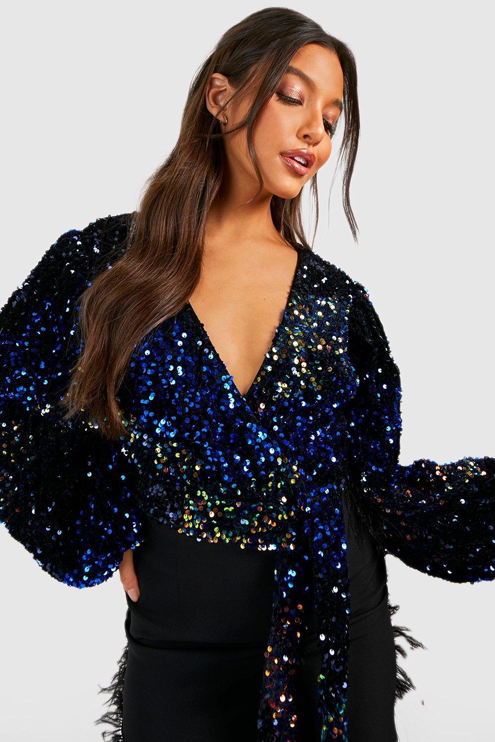 CEKINOWE BODY DAMSKIE__38 Marka Boohoo