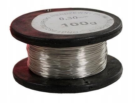 

Drut pszczelarski nierdzewny 0,3 mm 100g
