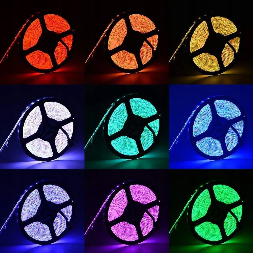 TAŚMA LED 5050 RGB 5M PILOT ZESTAW PREMIUM Marka Masterled