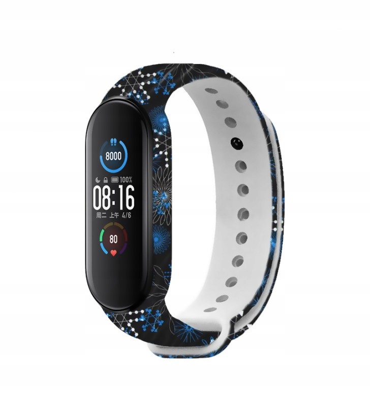 Pasek opaska Smart Band MI BAND M4 M5 M6 Mi3 Mi4 Materiał guma
