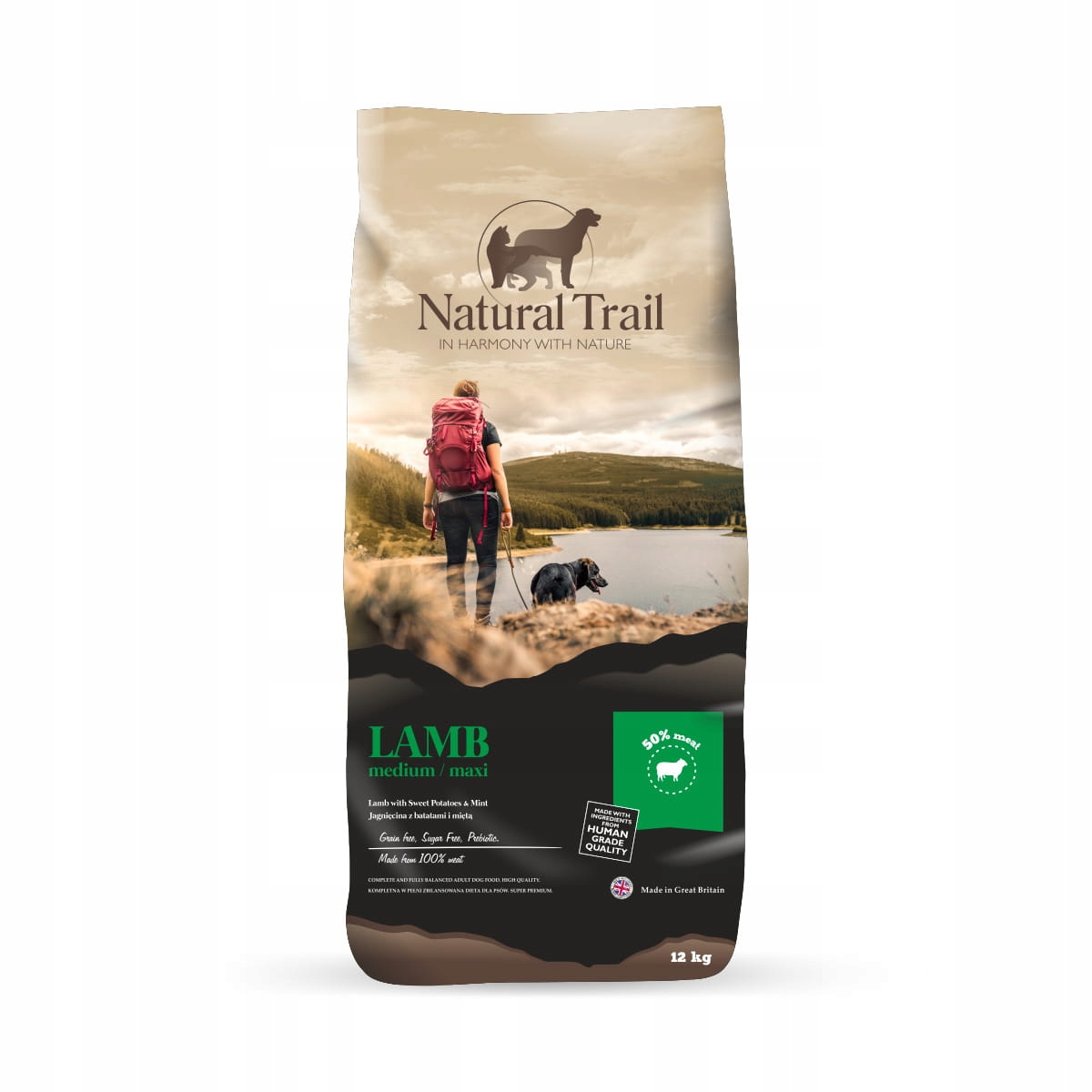Natural Trail Lamb Medium Breed 12kg jagnięcina z batatami