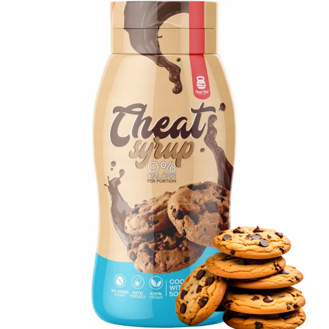 Cheat meal Syrop 500 ml 0 Kcal smak ciasteczkowy