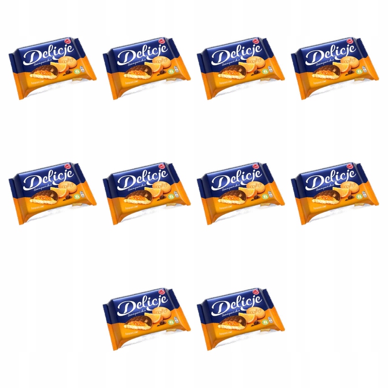 Delicje Szampańskie Pomarańczowe 294g X10