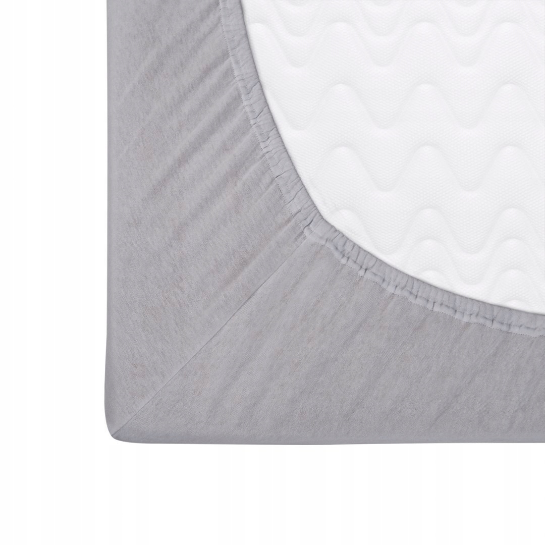 Prześcieradło jersey z gumką 220x200 Popiel DARYMEX