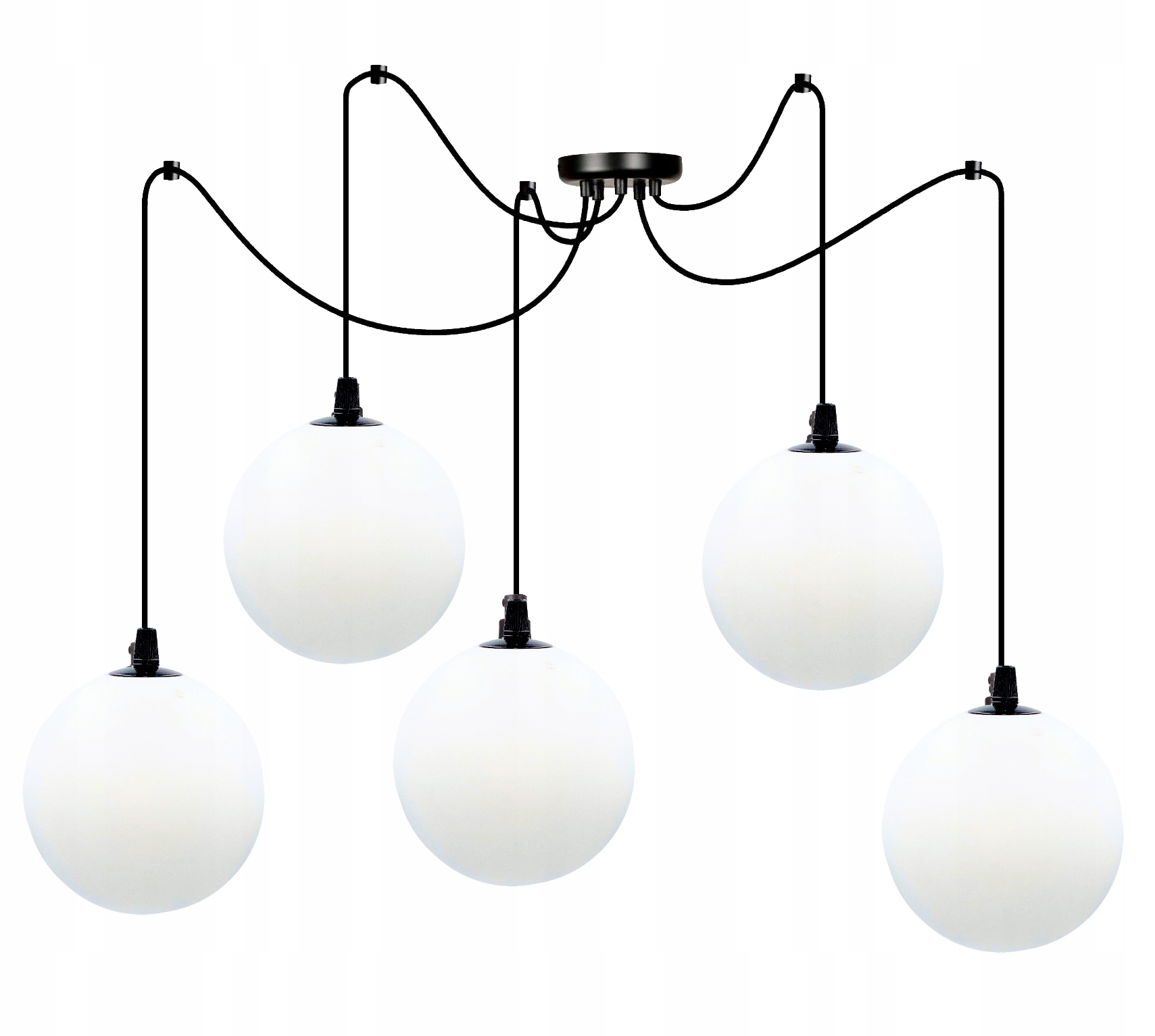 Moderní Stropní Svítidlo Spider Pavouk Spyder Skleněné Led stínítka G9