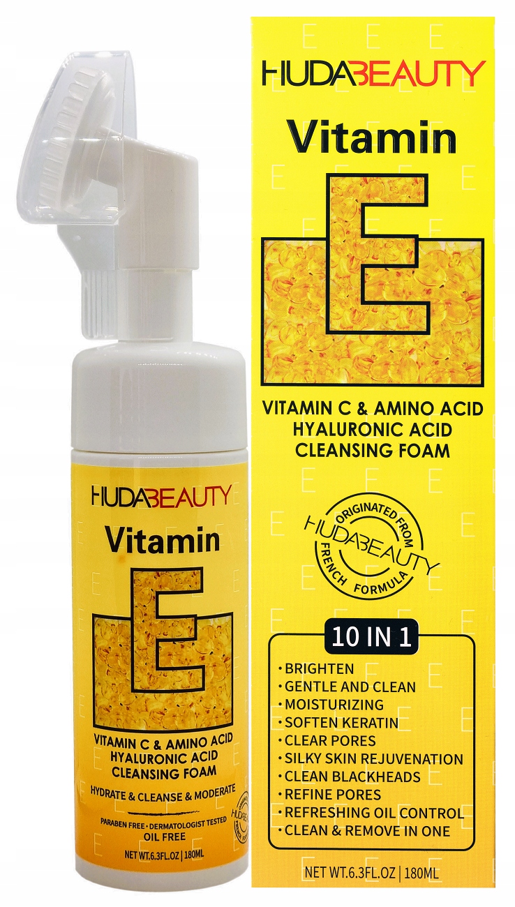 

Huda Beauty Pianka do twarzy Vitamin E 180ml