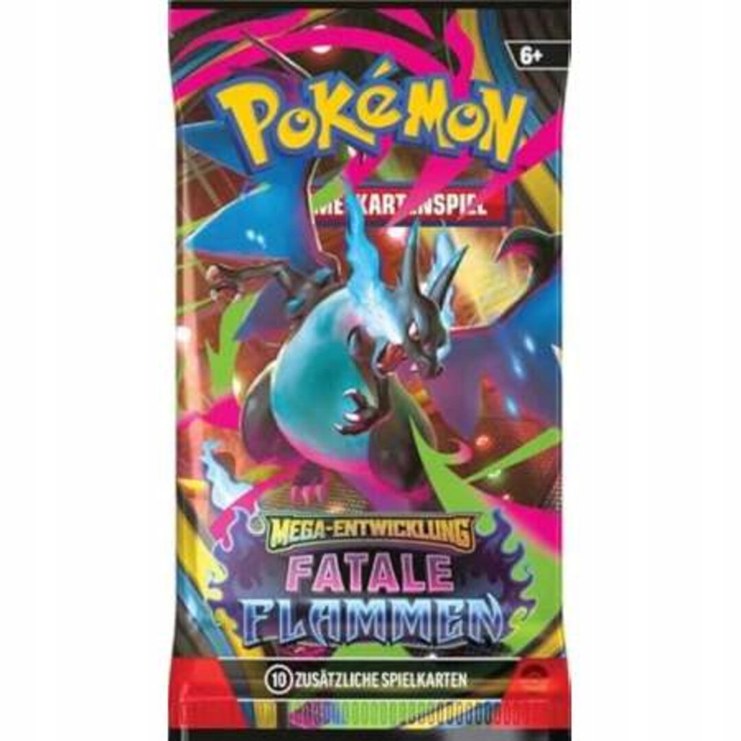 TCG Booster Mega Evolution - Fatal Flames język Niemiecki 1 paczka