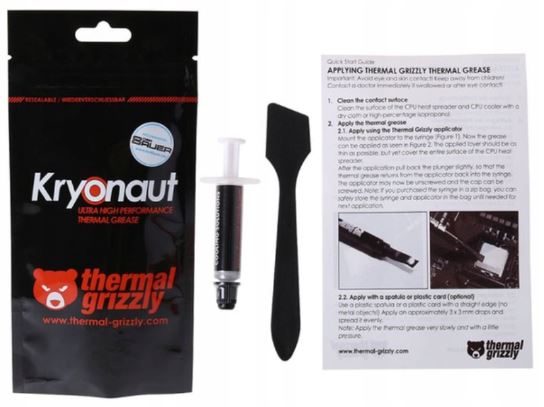 

Pasta Termoprzewodząca Thermal Grizzly Kryonaut 1g