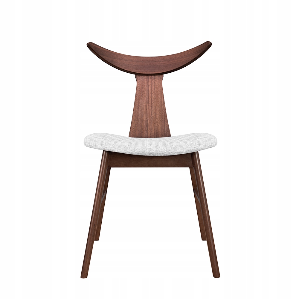 Dřevěná židle Henrico ořech šedá